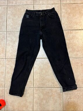 Vintage *TALL Wrangler Black Jeans - Classic Straight Fit